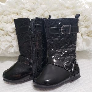 Old Navy faux leather riding boots - size 5